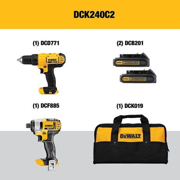 D2MCDaID-ImpactDriver/DrillComboOnly